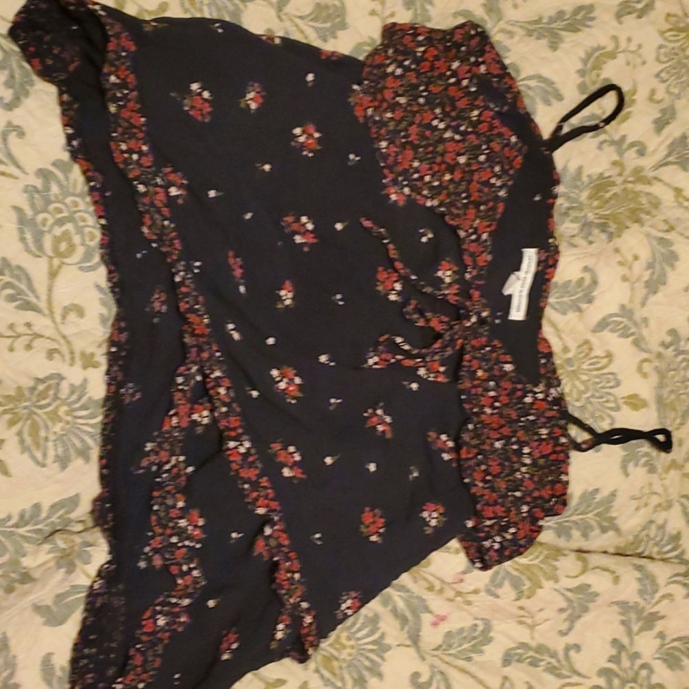 Floral spaghetti strap tank
